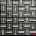 Modern Aluminium Design Glass Mosaic